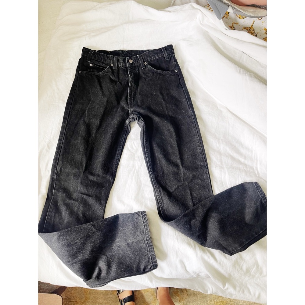 RARE Orange Tag Levi’s 505 Black Jeans
